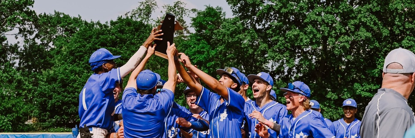 Adrian Maples Baseball's banner