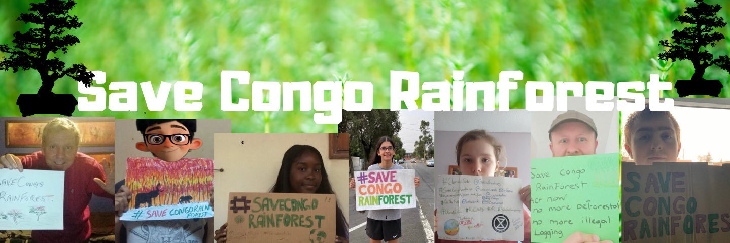 Save Congo Rainforest banner