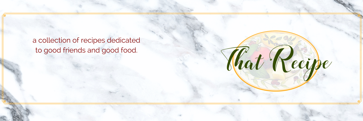 That Recipe banner