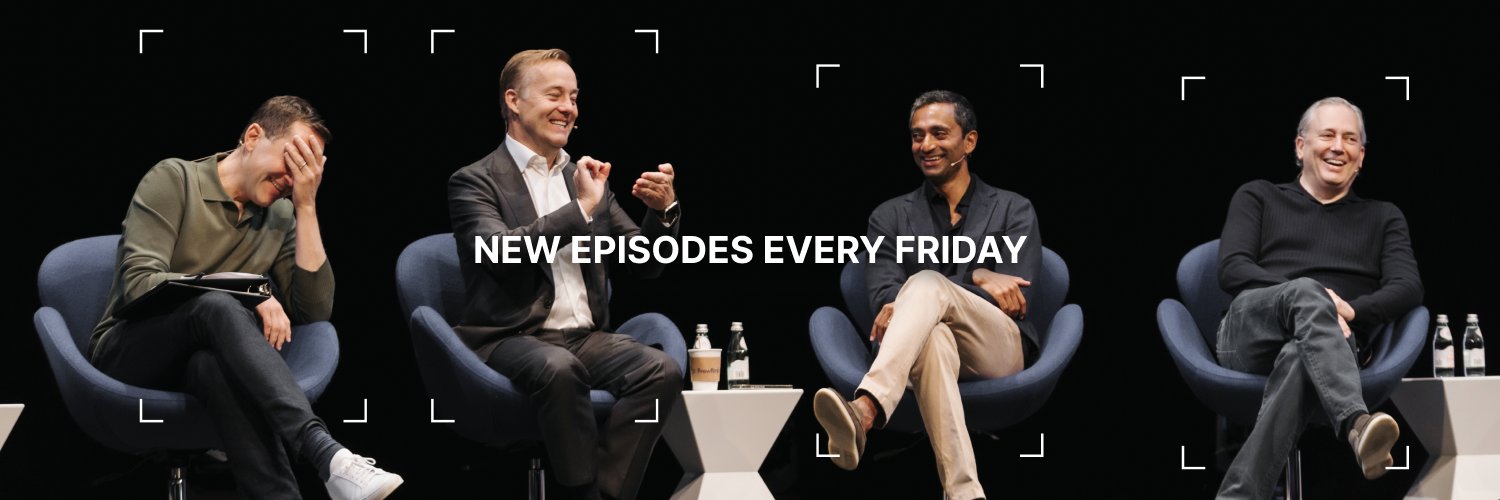 The All-In Podcast's banner