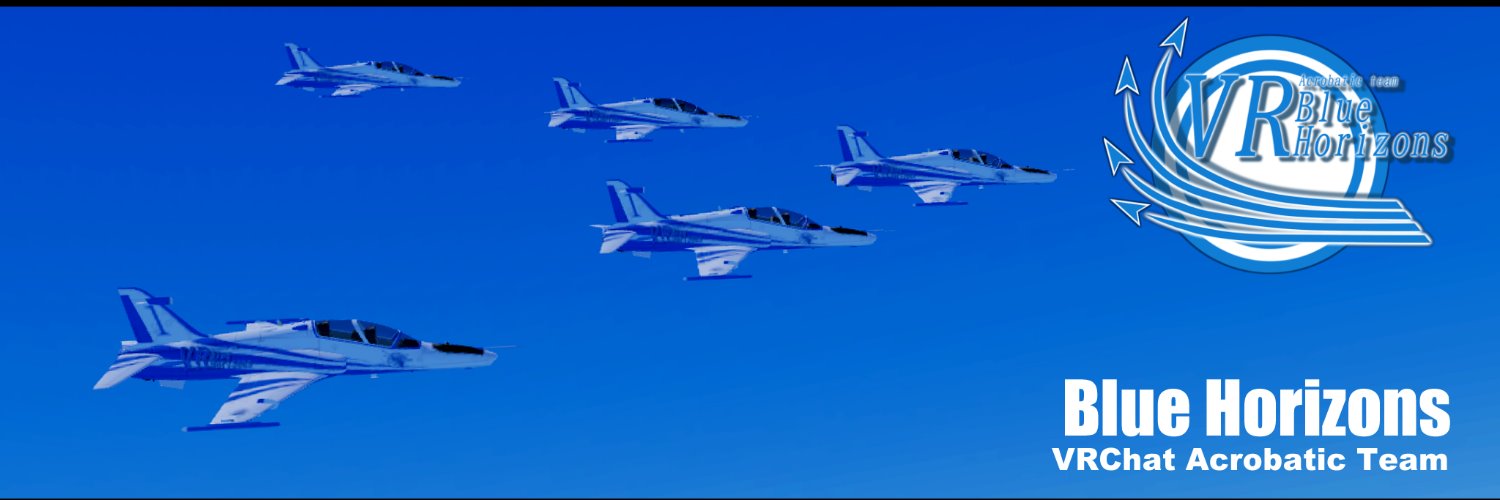 VRアクロバットチーム BlueHorizons banner
