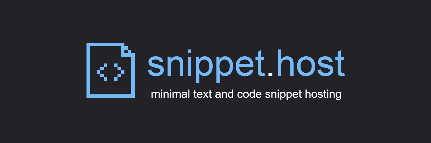 snippet.host banner