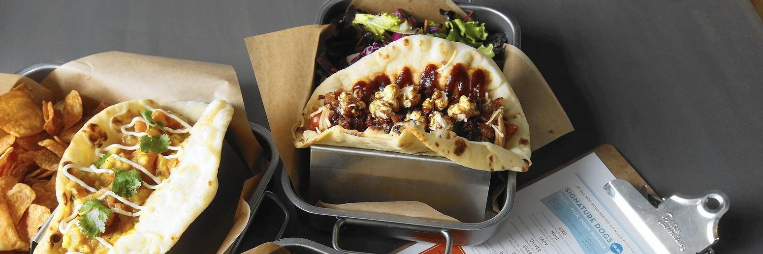 Short Leash Hotdogs banner