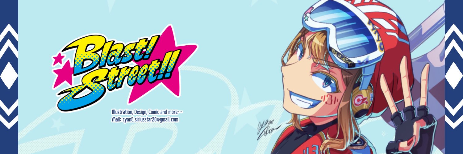 CYAN STAR: Comms Open's banner