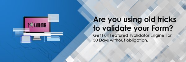 tvalidator Profile Banner