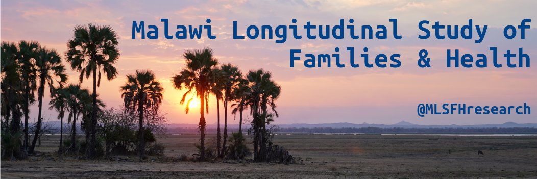 MLSFH: Malawi Longitudinal Study Families & Health banner