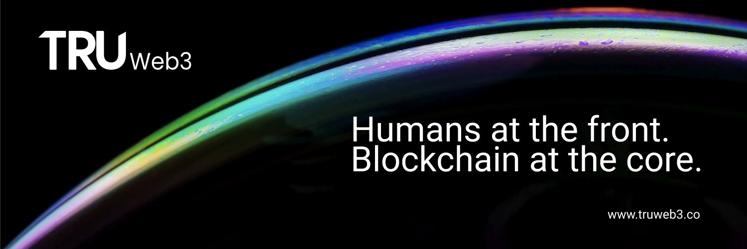TRU Web3 - Blockchain dev & product design banner