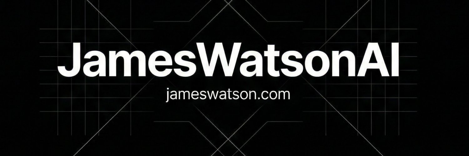 James Watson AI banner