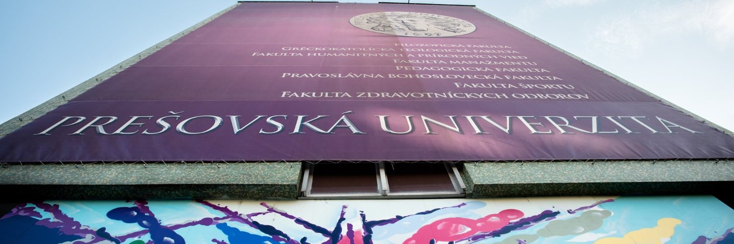Prešovská univerzita v Prešove's official Twitter account