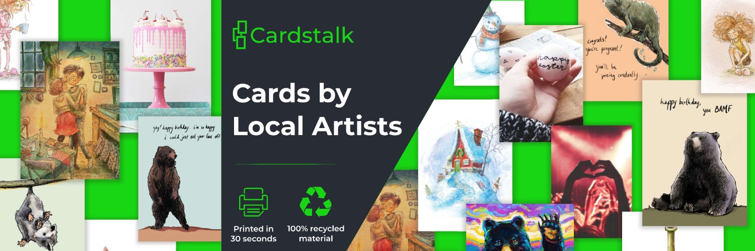 Cardstalk banner