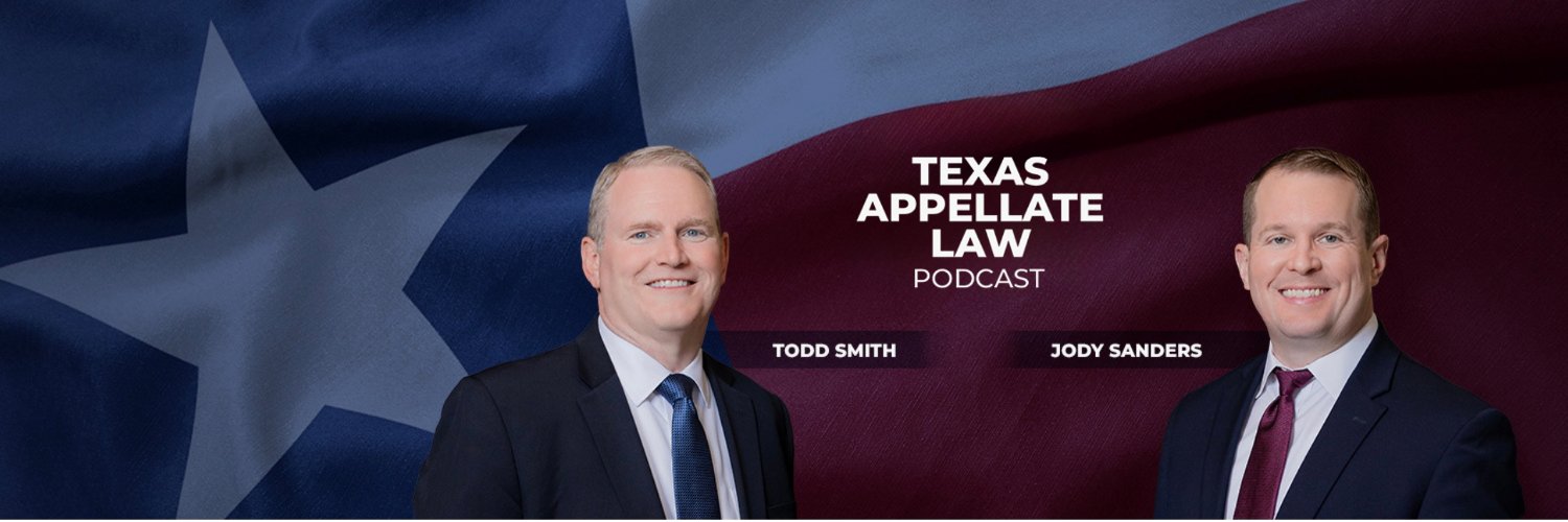 Texas Appellate Law Podcast banner