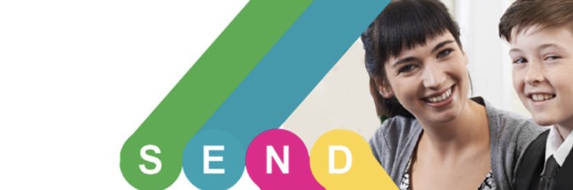 SEND at Cowley International College banner