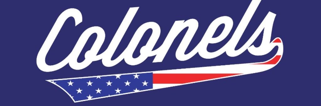 Colonels Youth Baseball banner