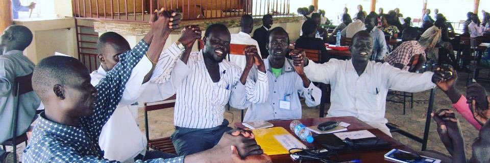 South Sudan Youth Society for Peaceful Coexistence banner