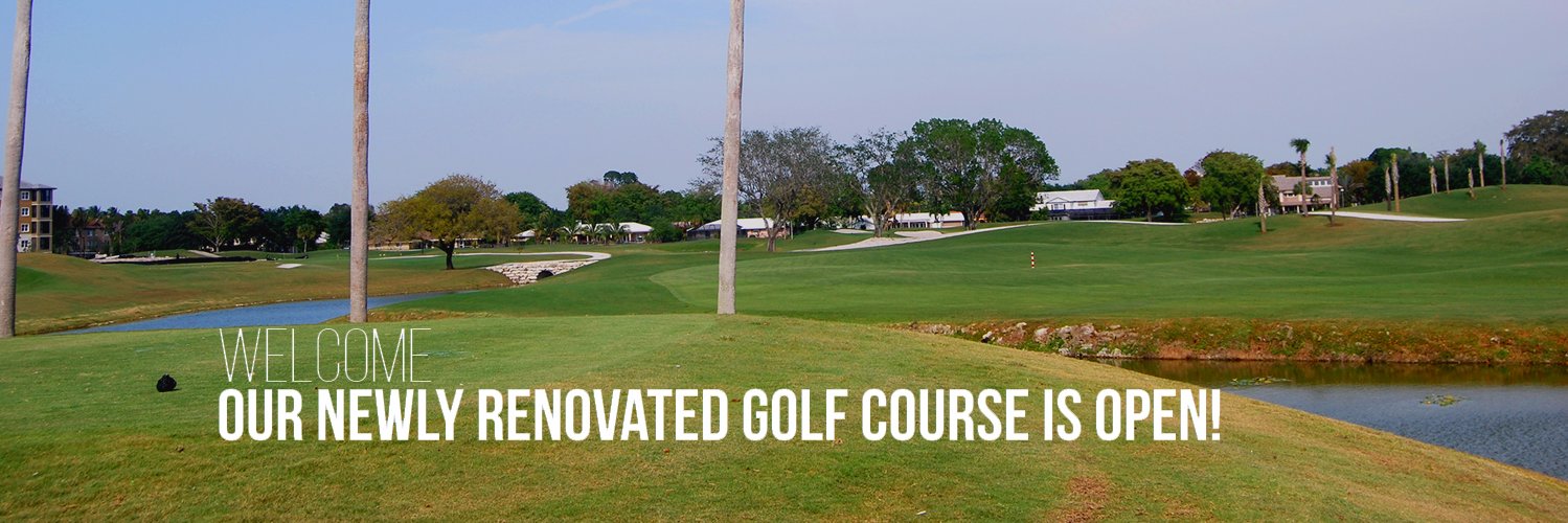 The Country Club banner