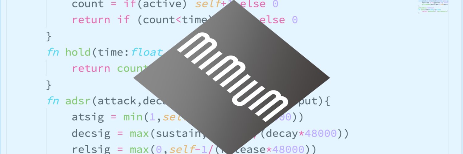 mimium_lang's profile banner image