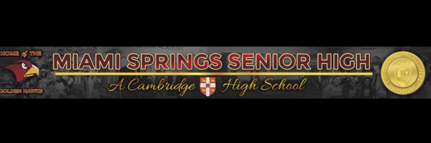 Miami Springs Senior High Profile Banner