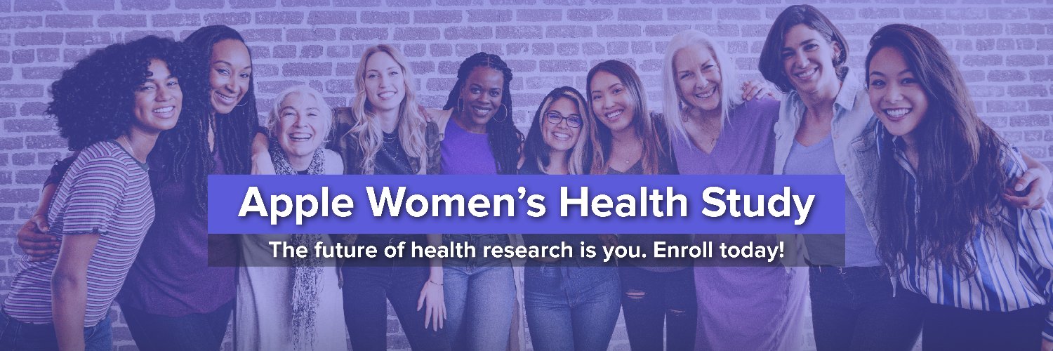 Apple Women's Health Study banner