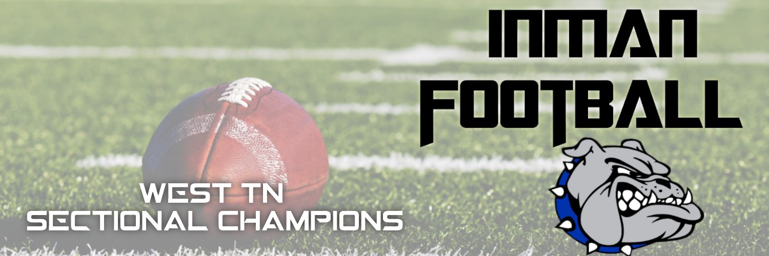 Inman Bulldog Football banner
