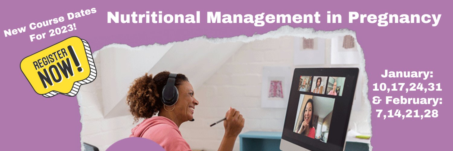 BDA Maternal & Fertility Nutrition Group banner