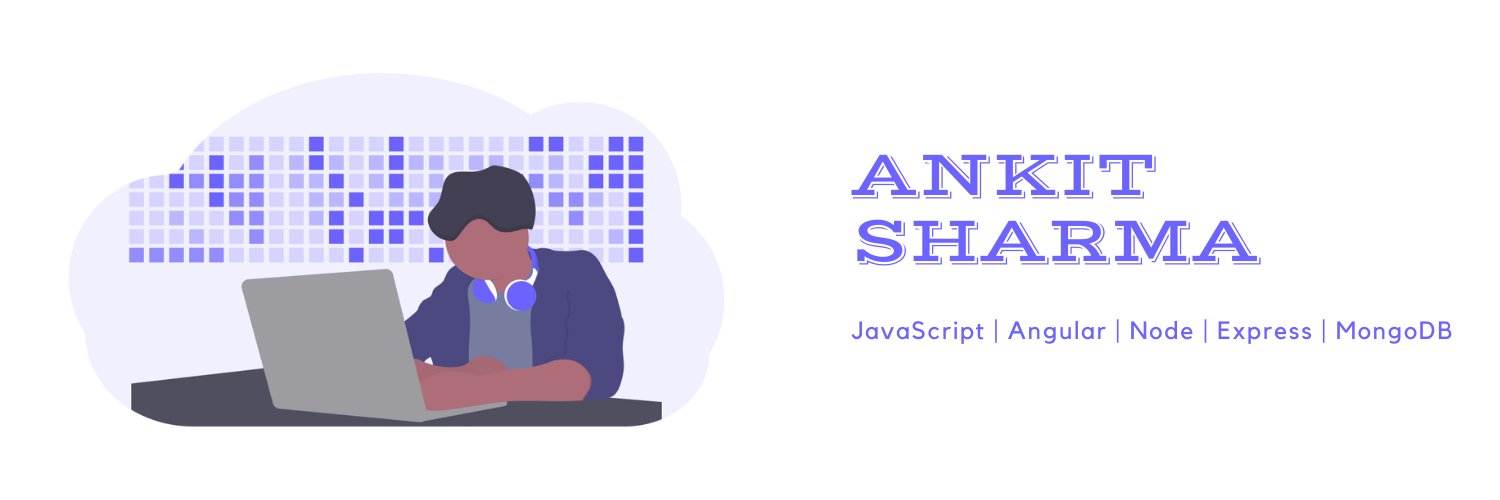 AnkitWebDev's profile banner image