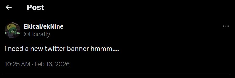 Ekical/ekNine banner