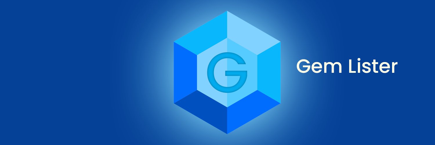 Gem Lister banner