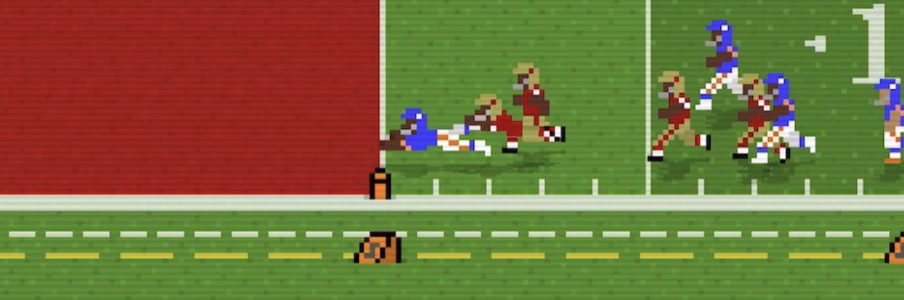 Retired Retro Bowl Broncos banner