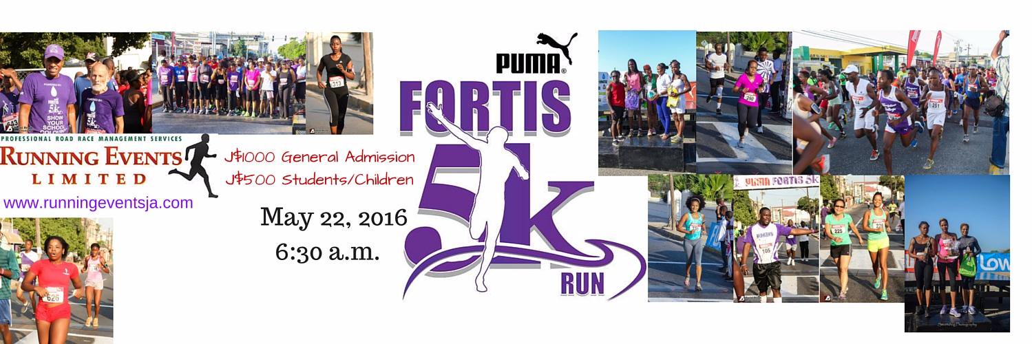 Fortis 5K Run banner
