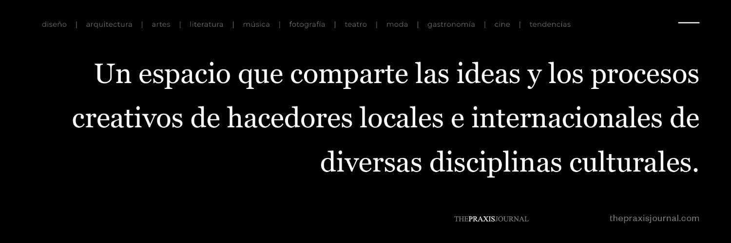 The Praxis Journal banner