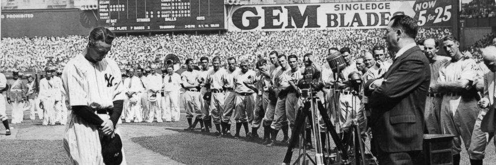 Lou Gehrig Day Committee banner