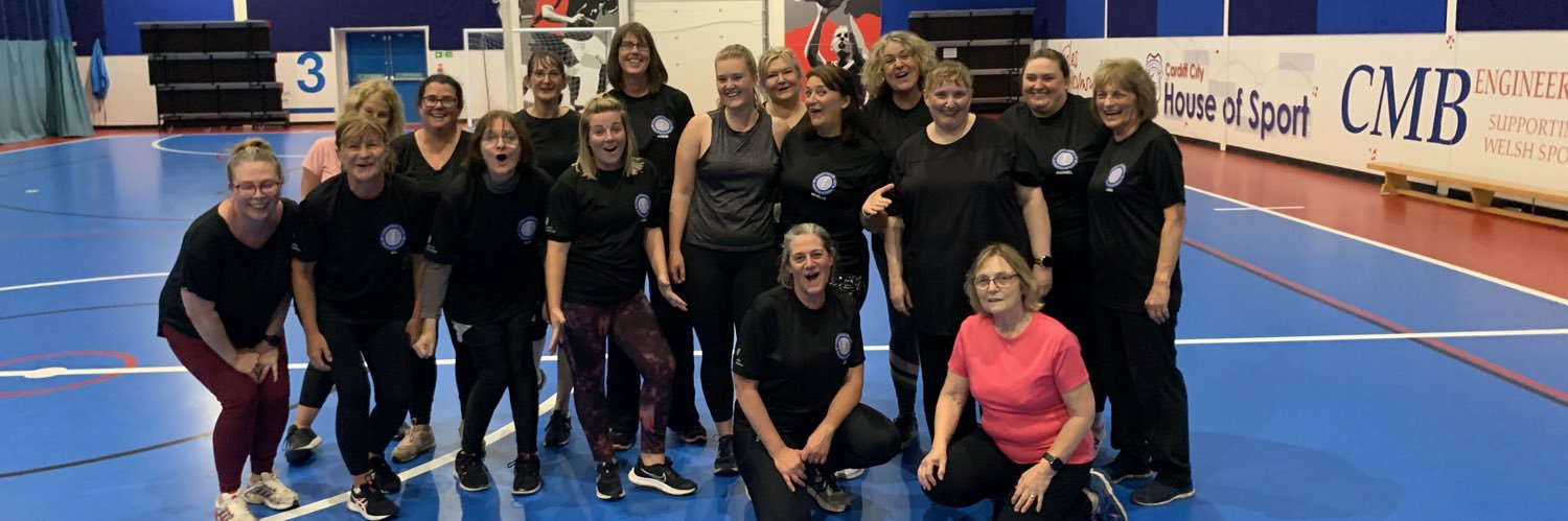 Cardiff Blue Belles Walking Netball banner