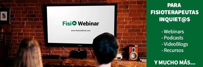 FisioWebinar banner