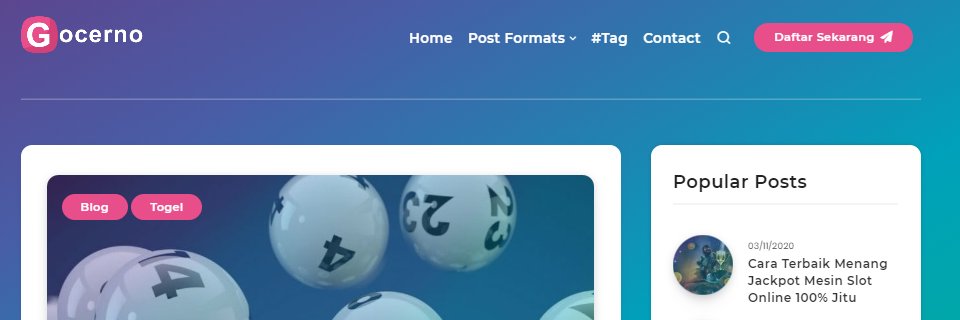 gocerno's profile banner image