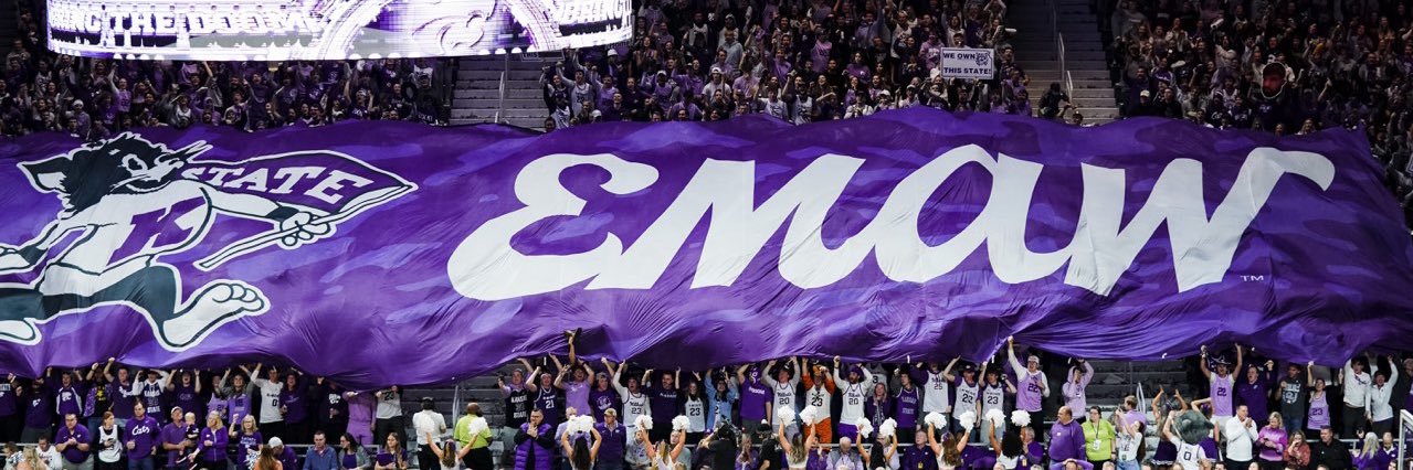 K-State Student Section's banner