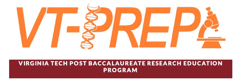 Virginia Tech IMSD & PREP banner