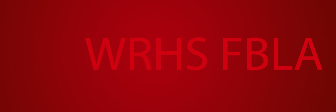 _wrhsfbla's profile banner image