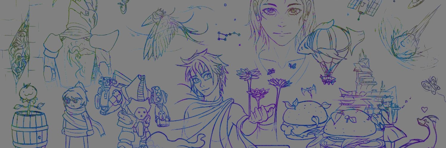 Grey Creature J banner