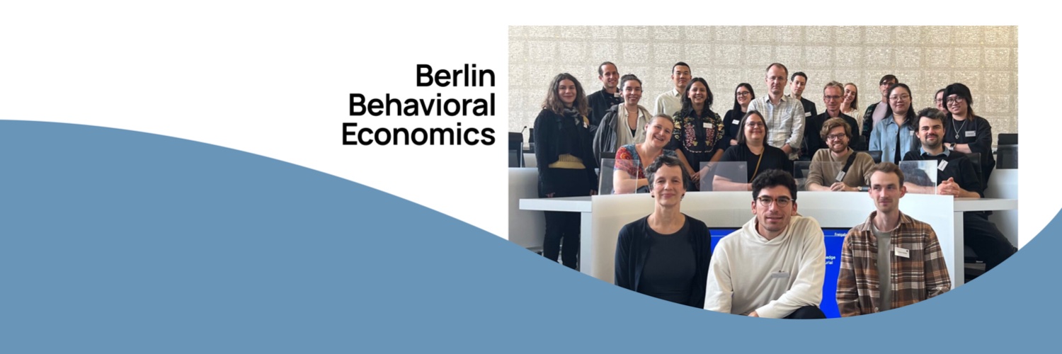 Berlin Behavioral Economics banner