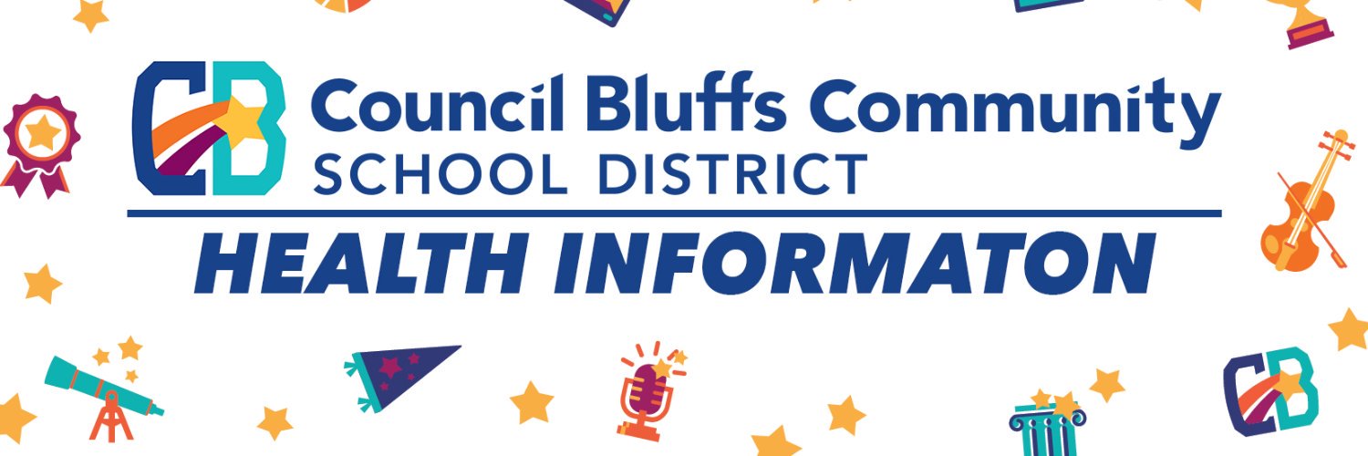 Council Bluffs Community Schools Health Info banner