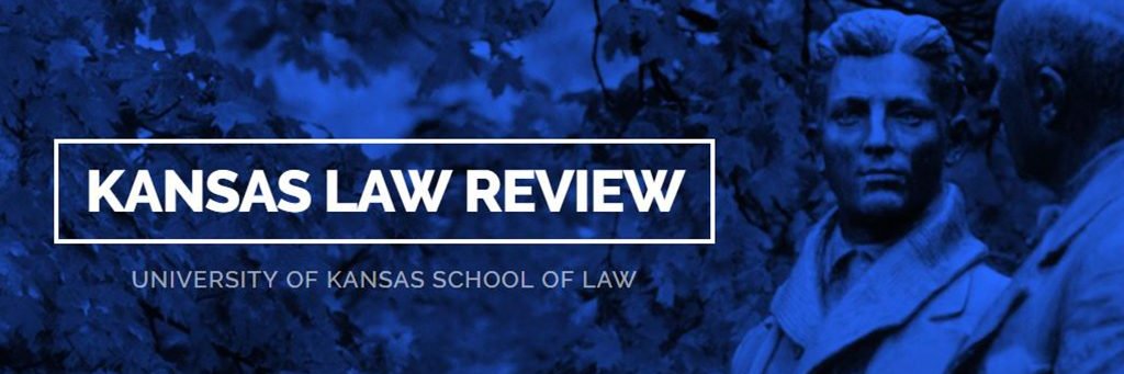 Kansas Law Review banner