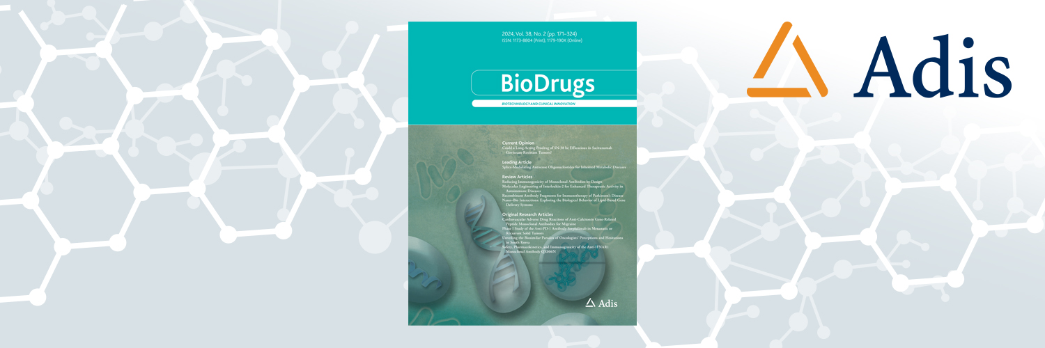 BioDrugs Journal's banner