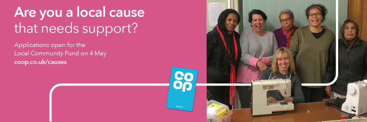 Sarah Nuttall Co-op banner