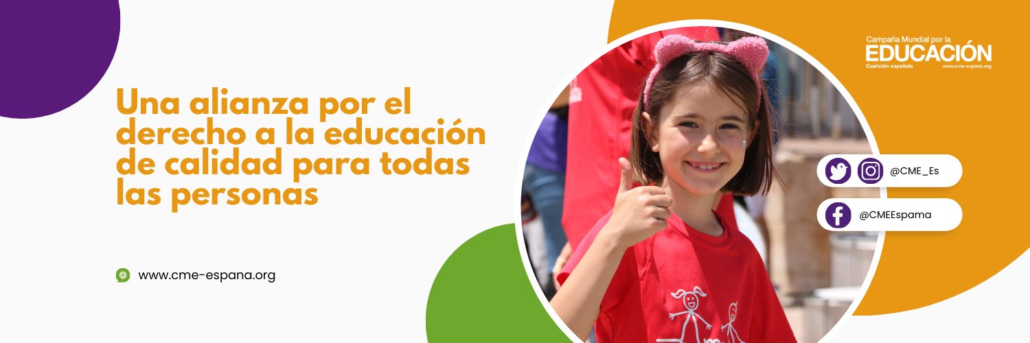 Campaña Mundial por la Educación's banner