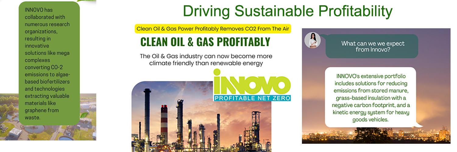INNOVO - Profitable Net Zero banner