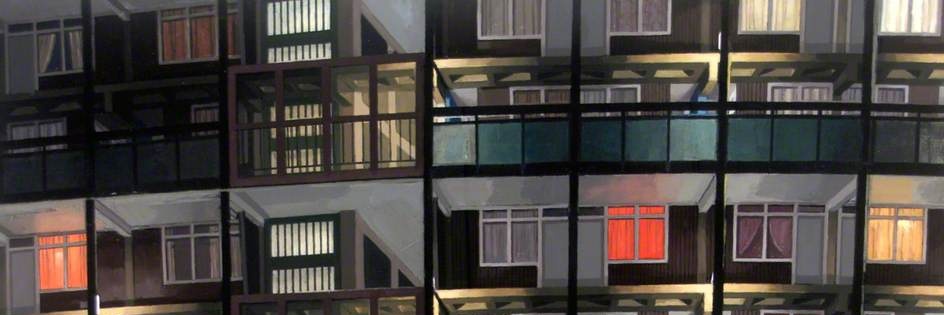 Paintings of London's banner