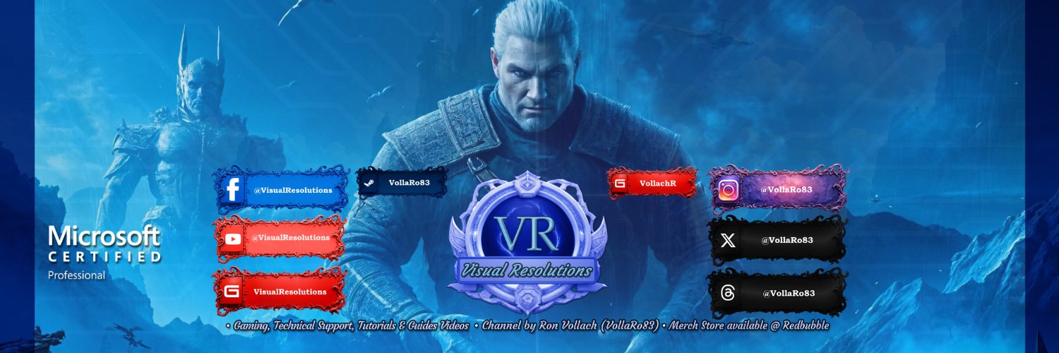 Ron Vollach ➤ VollaRo83 ➤ Visual Resolutions banner