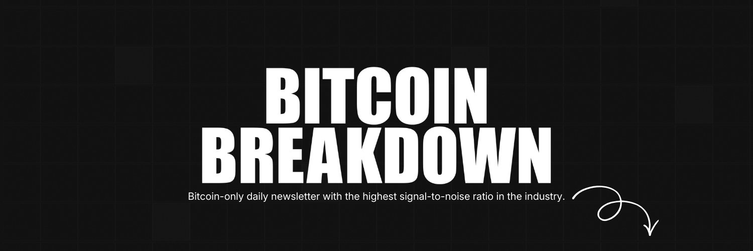 Bitcoin Breakdown ⚡ banner
