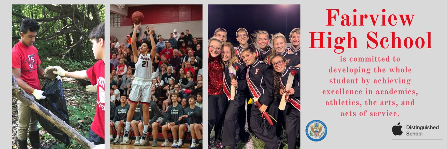 Fairview High School banner