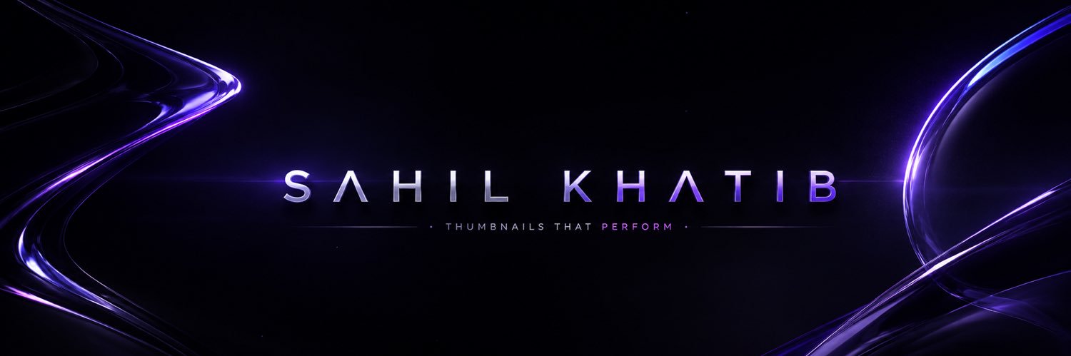 Sahil Khatib | Thumbnail Strategist banner